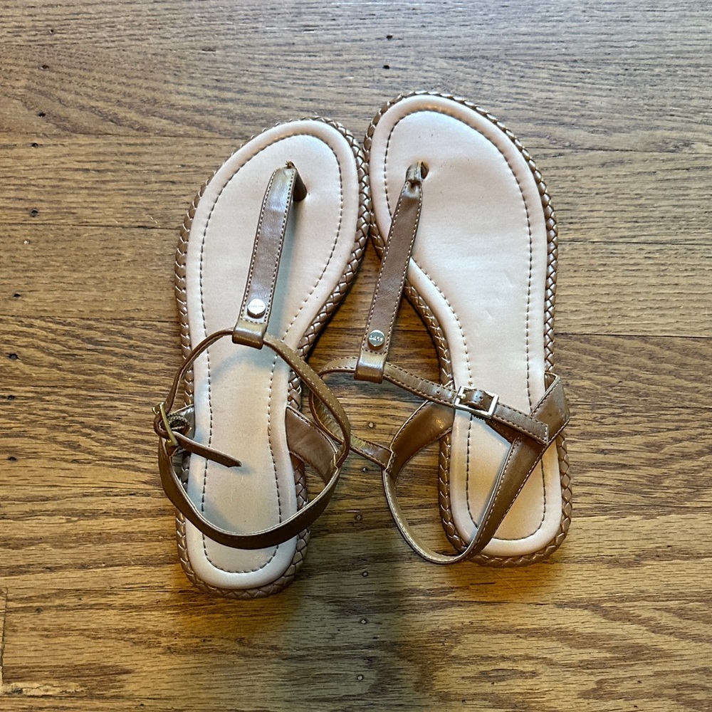 Aldo Brown Strappy Sandals